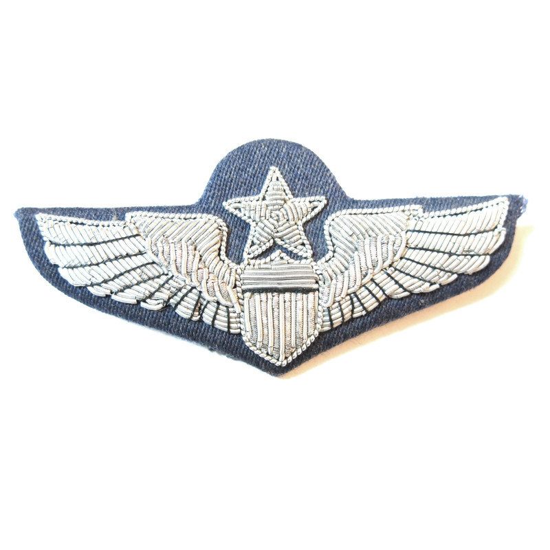 Usa Insigne Insigne US pilote senior brodé canetille ref bo 11