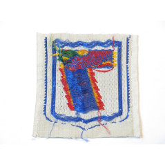 Insigne original 7th Infanterie ARVN Vietnam fabrication bevo