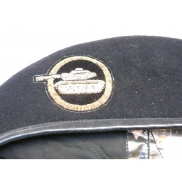 Béret Tankiste Vietnam ARVN insigne cannetille 