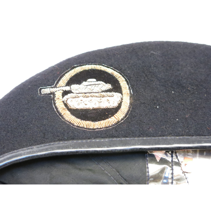 Béret Tankiste Vietnam ARVN insigne cannetille 