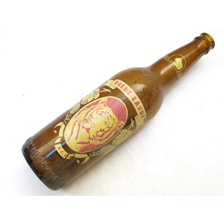 Bouteille biere Larue époque Indochine 