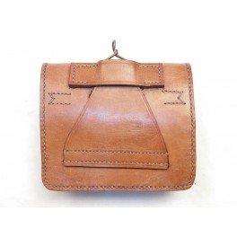 Lebel brown leather pouch ammunution 