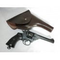 Etui cuir revolver Webley 380 39/45 