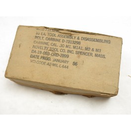 Boite vide ORIGINALE  pour 10 outils de culasse USM1 39/45 ref UN1 