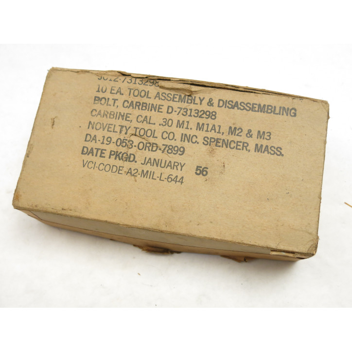 Boite vide ORIGINALE  pour 10 outils de culasse USM1 39/45 ref UN1 