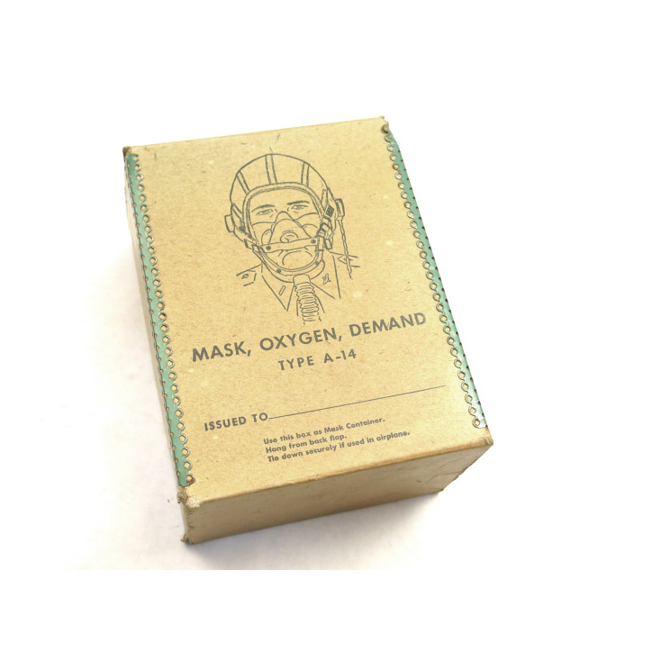 Boite vide masque USAF type A14  daté 1944 ref bo 58 