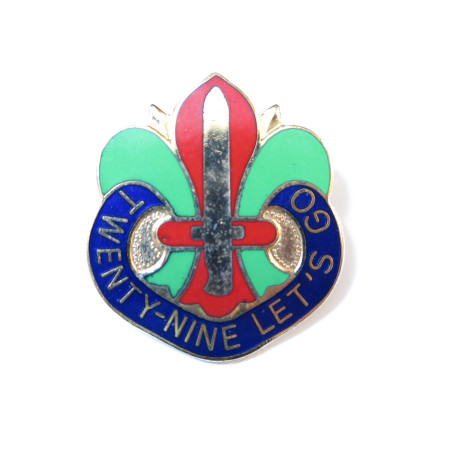 Insigne 29th infantry division ref bo10