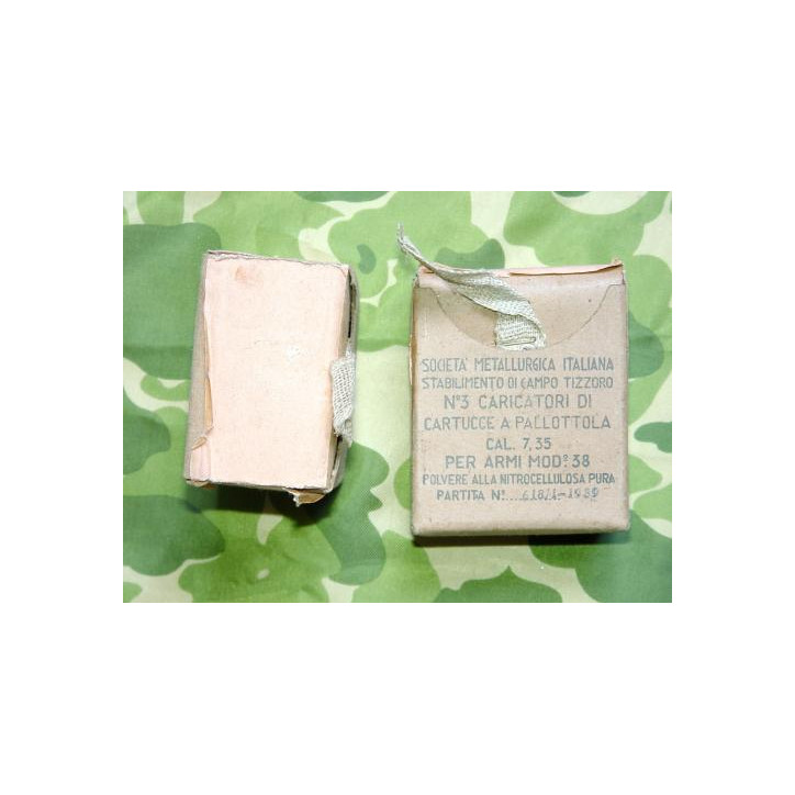Boite vide cartouches calibre 7.35 Carcano ref C46