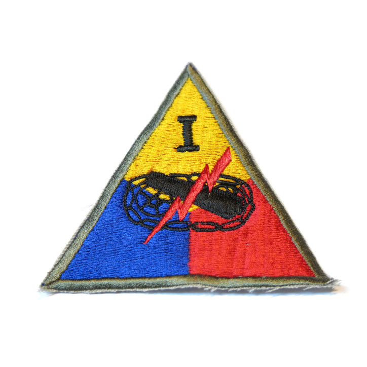 Patch US  Armored 1 corps ww2