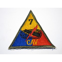 Patch US 7 th Armored CAV  US 39/45 