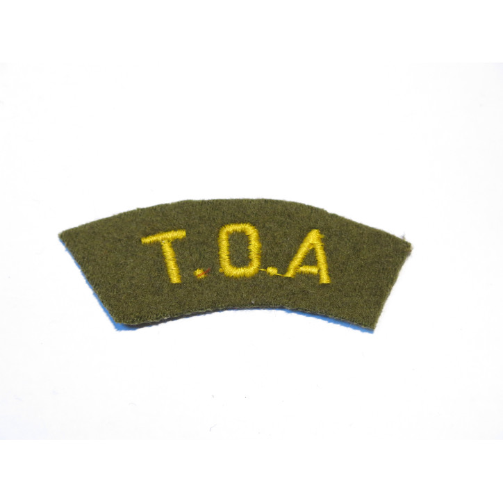 Tab tissu d'épaule  T.O.A 