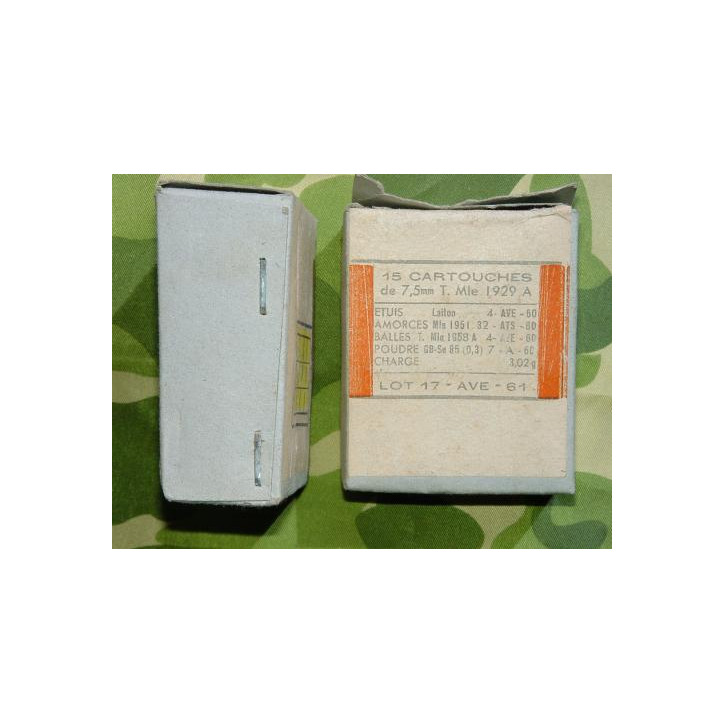 Boite vide 7.5 tracante AVE 1961    c32