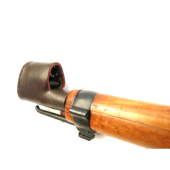 Protège tunnel de dioptre en cuir fusil Schmidt Rubin K31