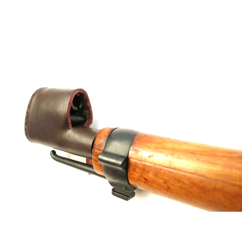 Protège tunnel de dioptre en cuir fusil Schmidt Rubin K31