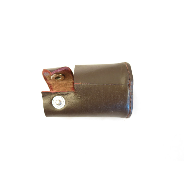 Protège tunnel de dioptre en cuir fusil Schmidt Rubin K31