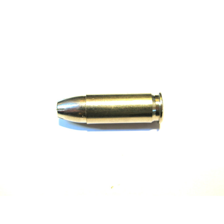 38 super auto + WW  inerte etui nickelé pointe creuse 