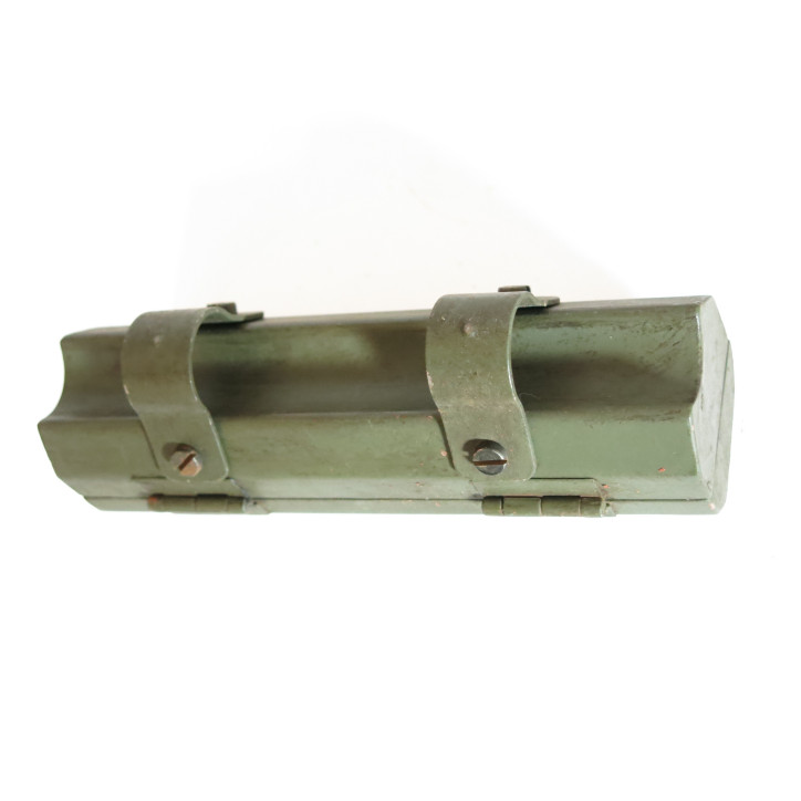 Boite de transport culasse MG42 pour trépied lourd lafette 39/45 verte 