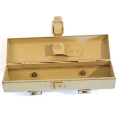 Boite de transport pour culasse MG 42 du trepied lourd 39/45 couleur sable 