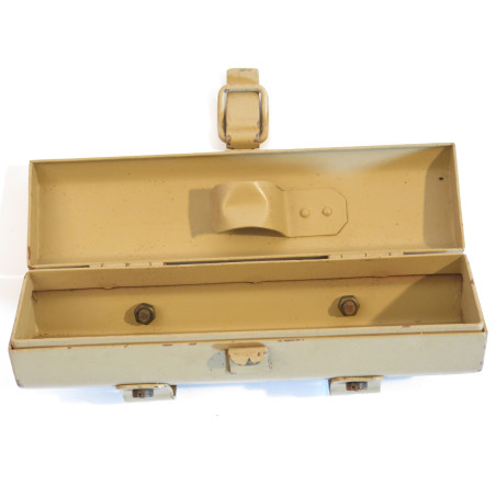 Boite de transport pour culasse MG 42 du trepied lourd 39/45 couleur sable 