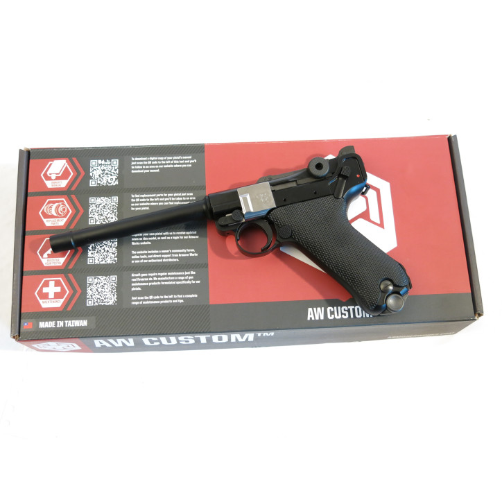 Luger P08 Marine Airsoft GBB custom metal