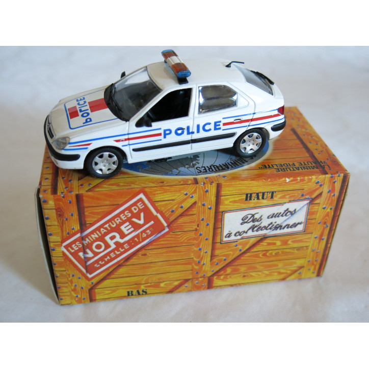 Norev Citroen Xsara 2004  Police dans sa boite 