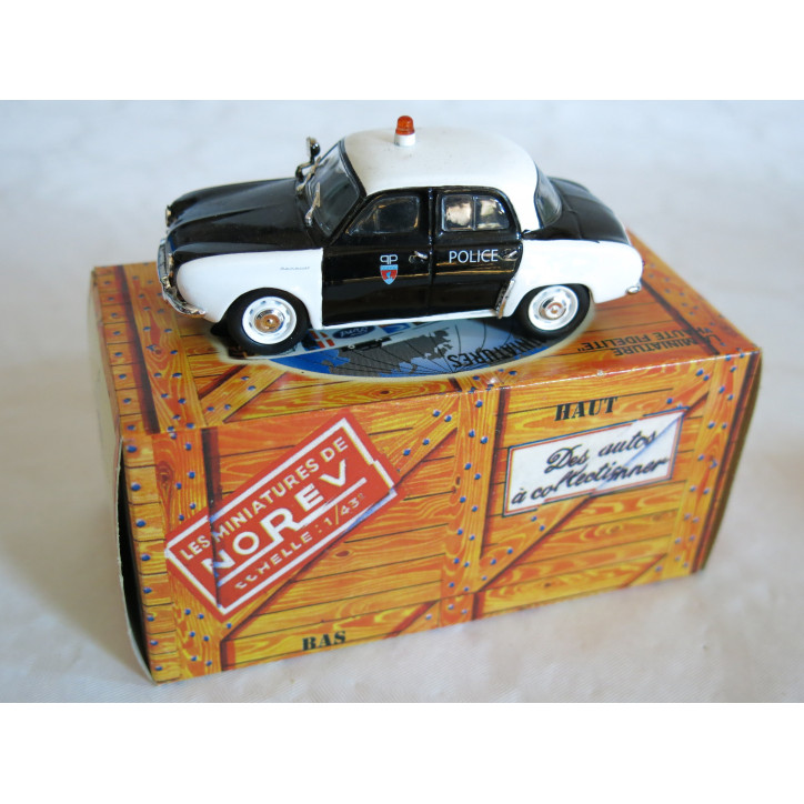 Norev Renault Dauphine 1962  Police dans sa boite 