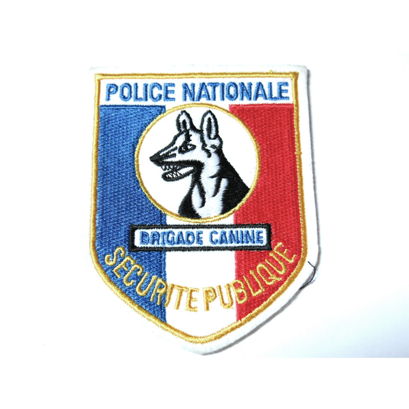Ecusson tissu Police brigade canine ref bo 157  