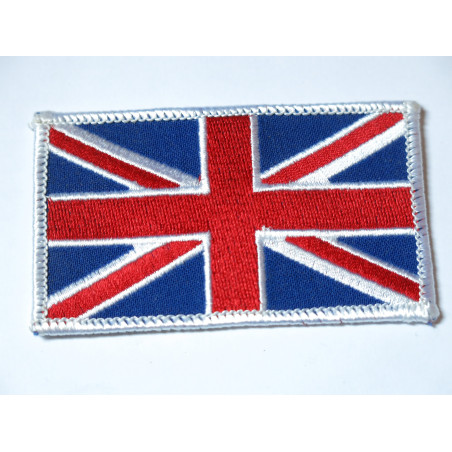 Ecusson tissu drapeau Anglais 8 x 5 cm 