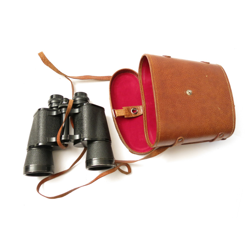 Paire de jumelles PORST 9 x 63 avec etui cuir ref ju 125 