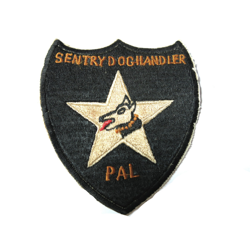 Insigne tissu US Vietnam Sentry Doghandler PAL  ref bo 156 