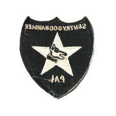 Insigne tissu US Vietnam Sentry Doghandler PAL  ref bo 156 