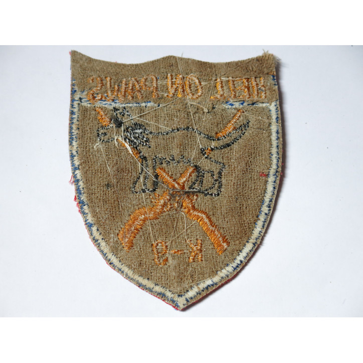 Insigne tissu US Vietnam Hell on Paws K9  ref bo 156