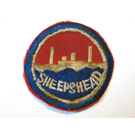 Insigne tissu US Navy ecole  ref bo 155