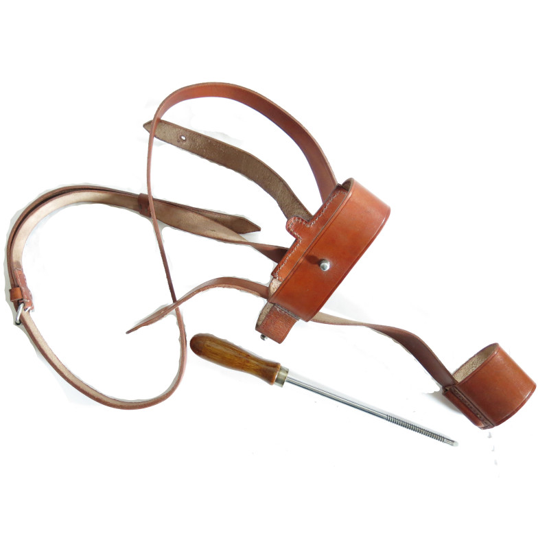 Crosse + etui cuir C96 schnellfeuer 712 mod ajouré