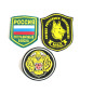 Lot de 3 insignes tissus Russe ref r1 bo ru
