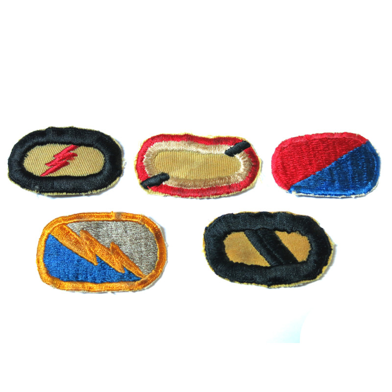 Lot de 5 insignes tissus Para US ref ing 1 bo 148