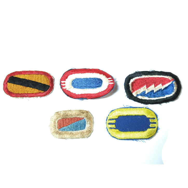 Lot de 5 insignes tissus Para US ref ing 5 