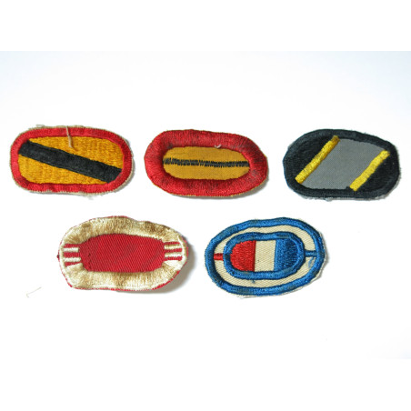 Lot de 5 insignes tissus Para US ref ing 9 bo148