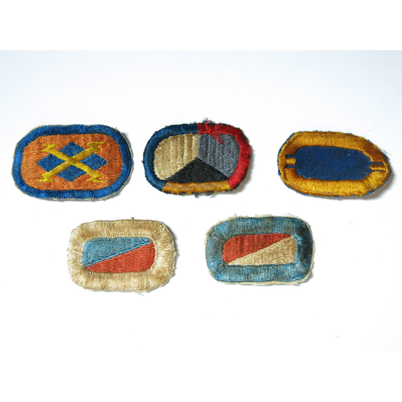 Lot de 5 insignes tissus Para US ref ing 11  bo148