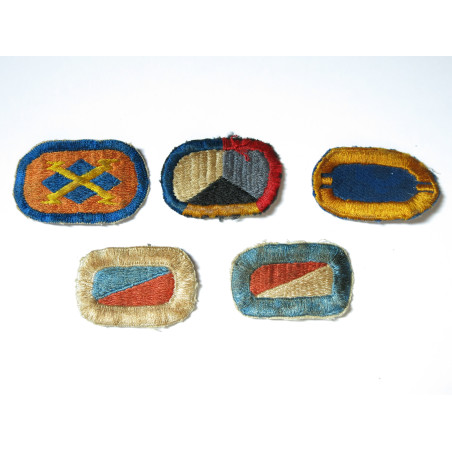 Lot de 5 insignes tissus Para US ref ing 11  bo148