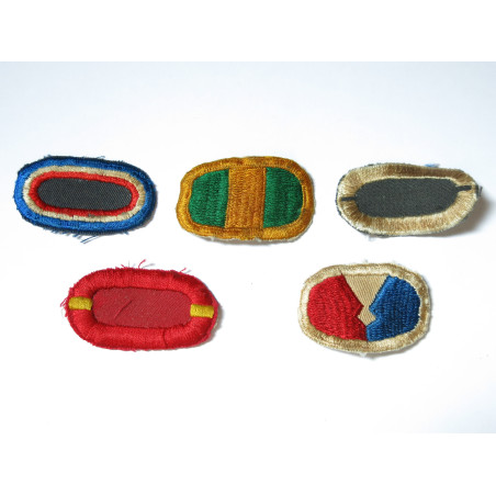 Lot de 5 insignes tissus Para US ref ing 14 bo 148