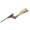 Stock flat wood Luger  P08 Marine 