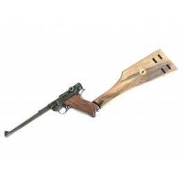 Stock flat wood Luger  P08 Marine 