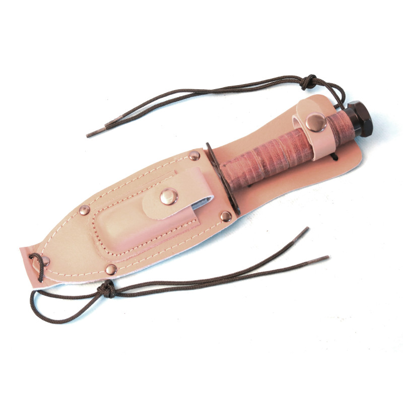 Couteau de survie de l'US Air Force avec son fourreau et sa pierre