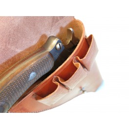 Etui cuir revolver 1892 jambon fauve