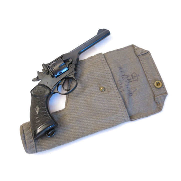 Etui toile original Webley -Enfield 380  Anglais daté 1941 