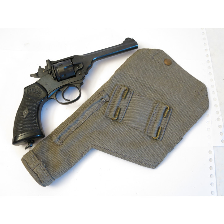 Etui toile original Webley -Enfield 380  Anglais daté 1941 