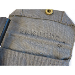 Etui toile original Webley -Enfield 380 Anglais daté 1945