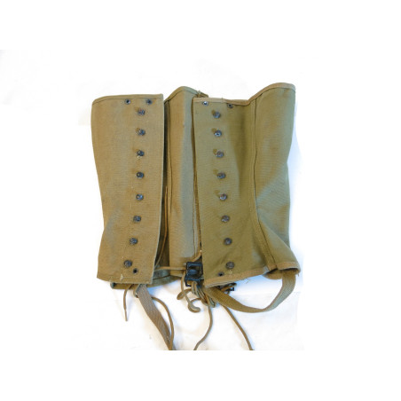 Paire de guetres originales US army 1942 1R ref gu 789