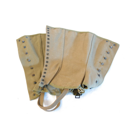 Paire de guetres originales US army 1942 1R ref gu 820